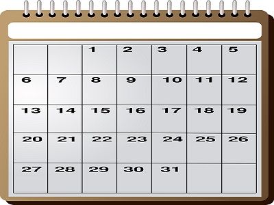 Calendario clases online